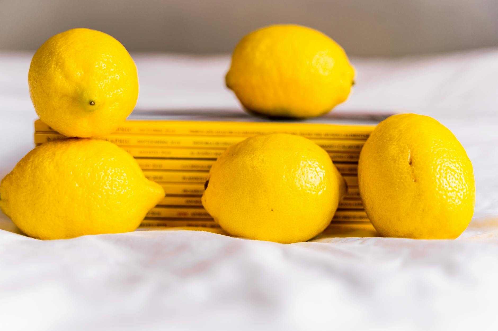 Fresh lemons arranged thoughtfully, symbolizing renewed sensuality and pleasure reconnection
